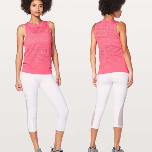 Lululemon Breeze By Muscle Tank II Glossy Pink 26411 - Picture 3 of 11